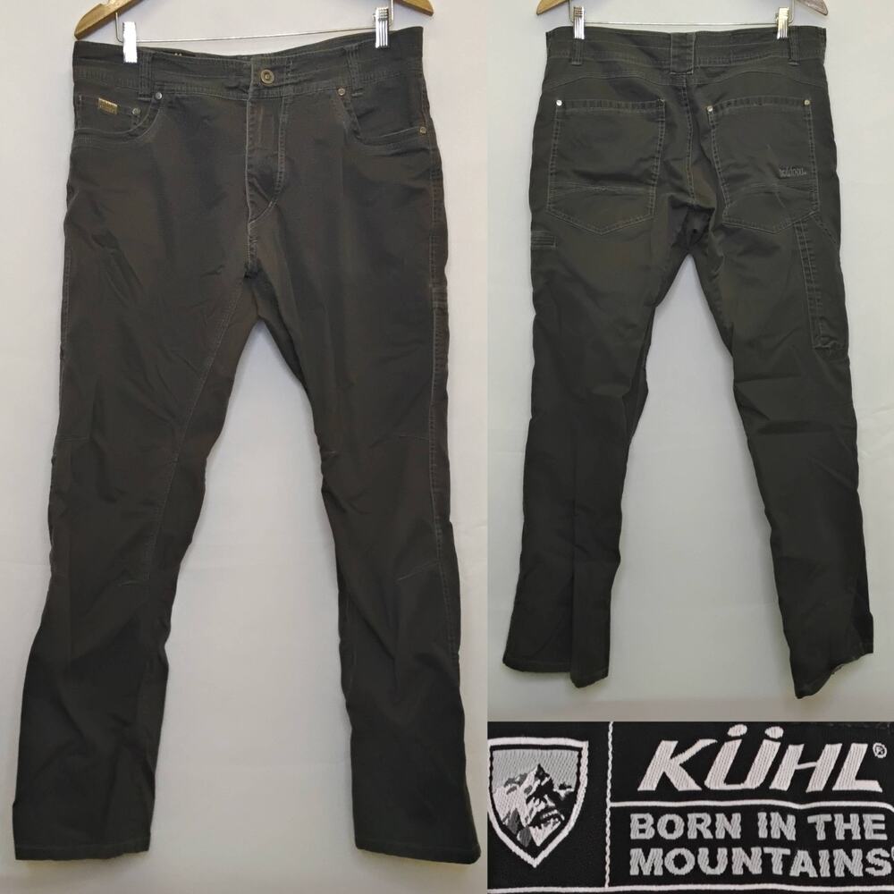 Kuhl Pants Desperado Men's 34x32 Gray Outdoor Hiking Casual #J5661